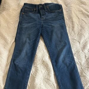 Madewell 10” high rise skinny jeans. Size 28.